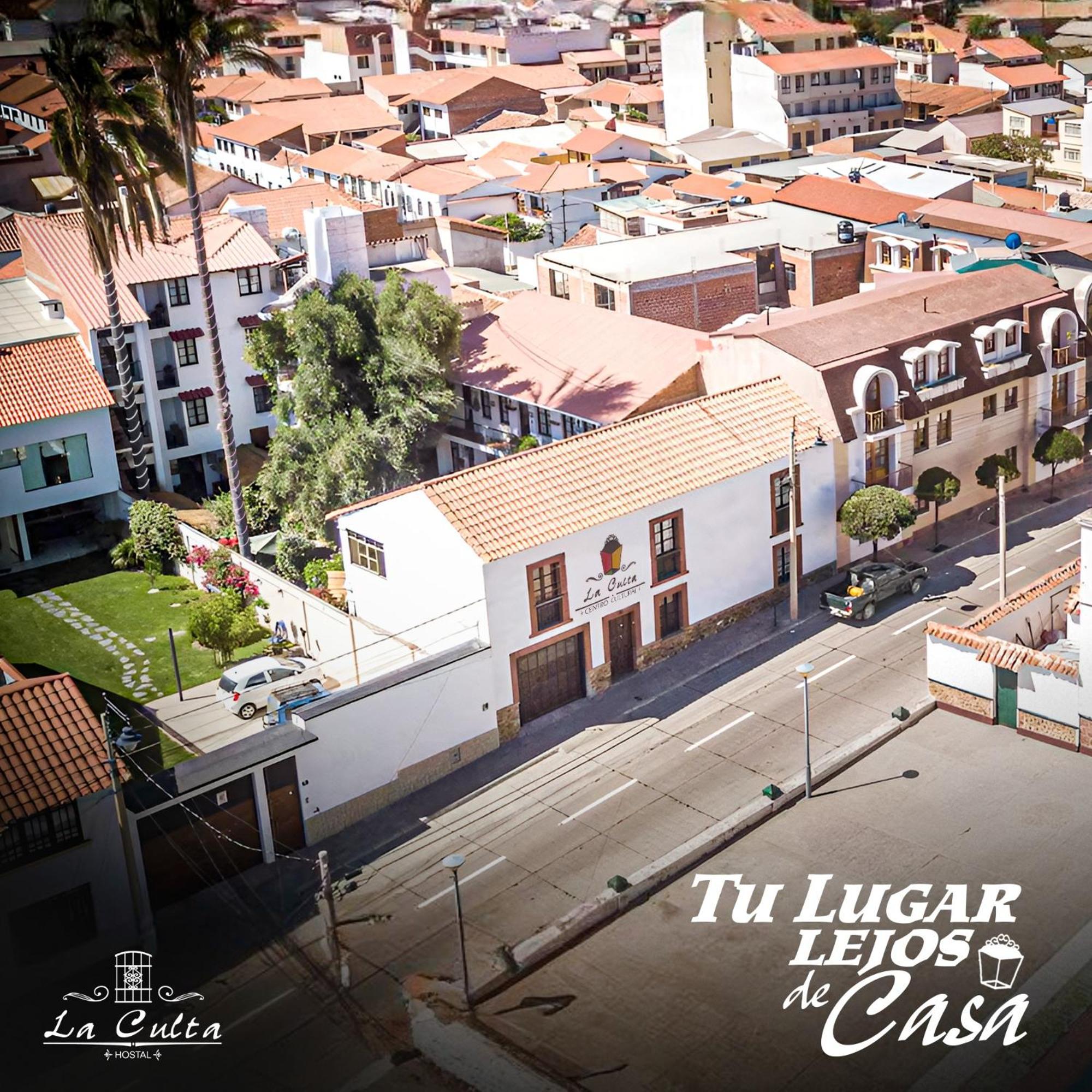La Culta Centro Cultural Y Hostal Sucre Eksteriør bilde